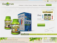 Tablet Screenshot of flora7ervas.com.br